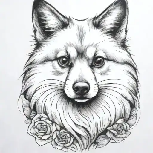 Pomeranaian Little Snout No Flowers