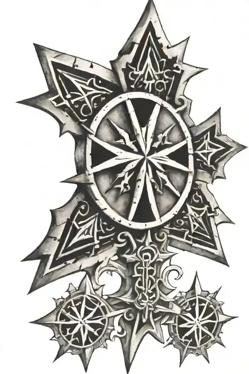 Seljuk 8-Pointed Star And German Iron Cross
