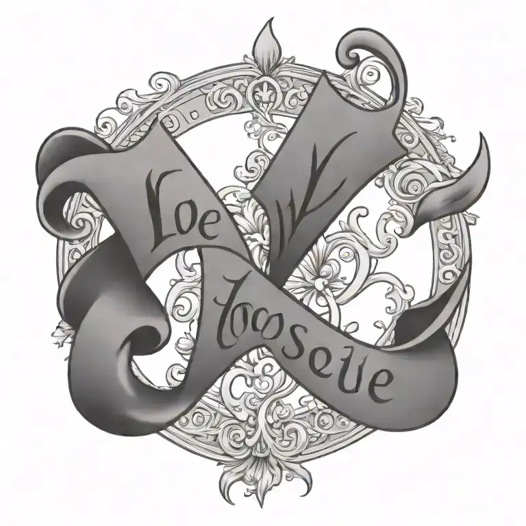 The Word Loiselle With A Flur De Lis Below