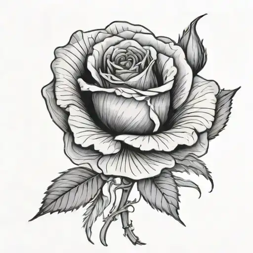 Dead Rose In A Poppy Fieald