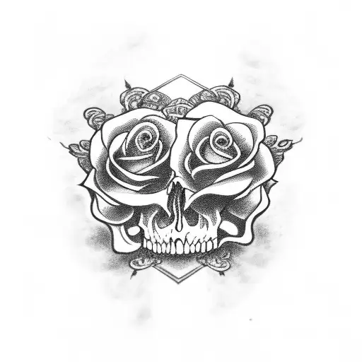 Skull And Roses