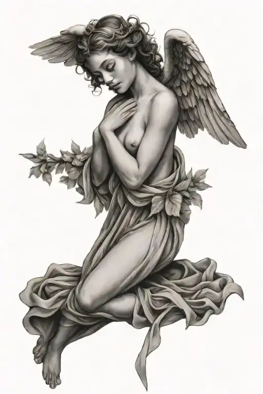 Sweet Angel With Wings