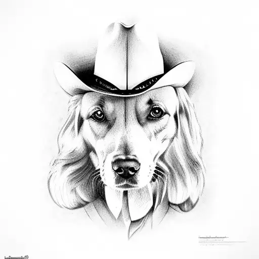 Cowboy And Dog