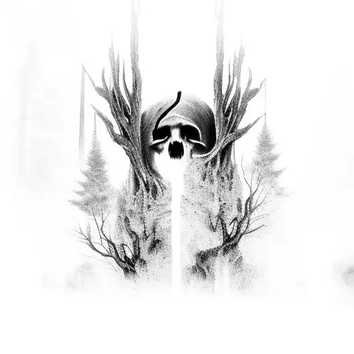 Gothic Spooky Forest