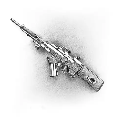 Gun In A Garter With Diamonds And Pearls