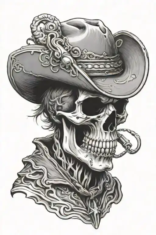 Cowboy Skull