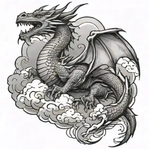 Clouds And Dragon