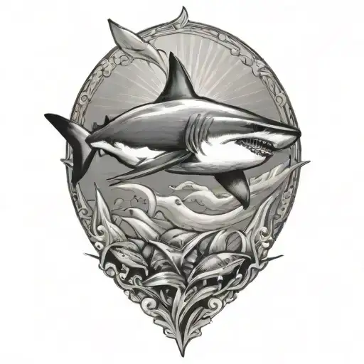 Hawaiin Shark Swimming