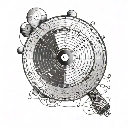 The Accurate Circle Of Fifths With A Marimba Wrapped Around Its Edges