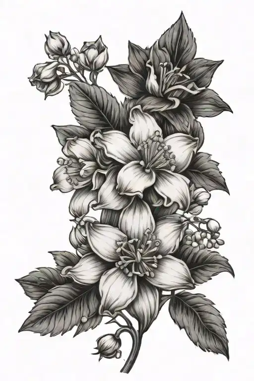 Daisy Daffodil Lily Of The Valley Marigold Carnation