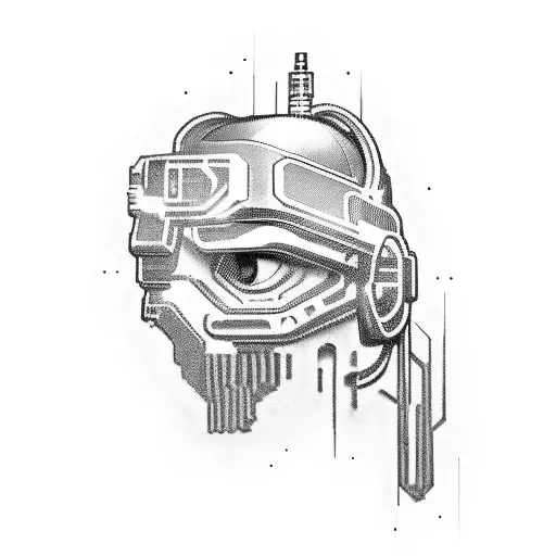 Cyberpunk Neck Chip Insert Cyberpunk 2077