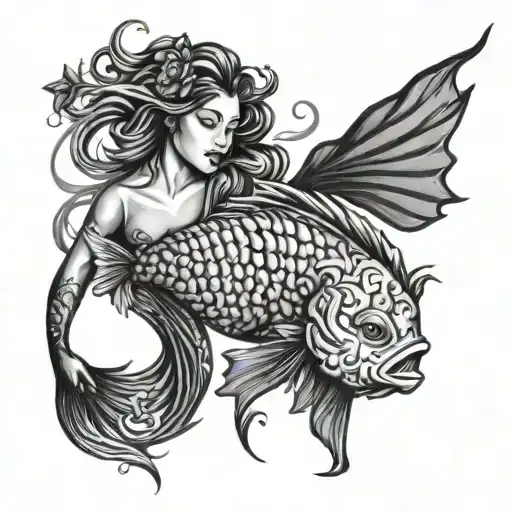 Virgo Women Pisces Fish Swimming