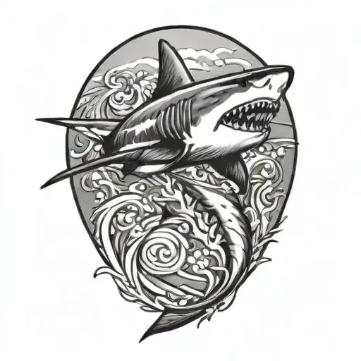 Hawaiin Shark Swimming