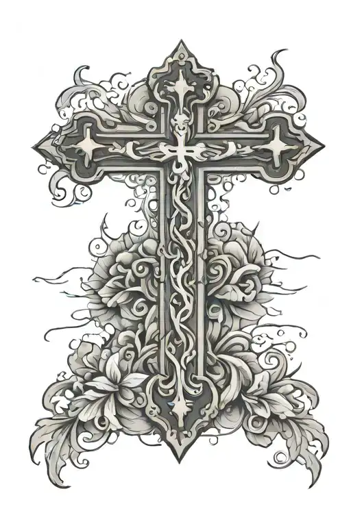 Cross With Bible Verse Around