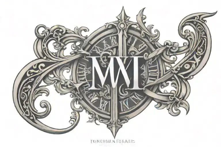 122223 In Roman Numerals And Calina In The Middle