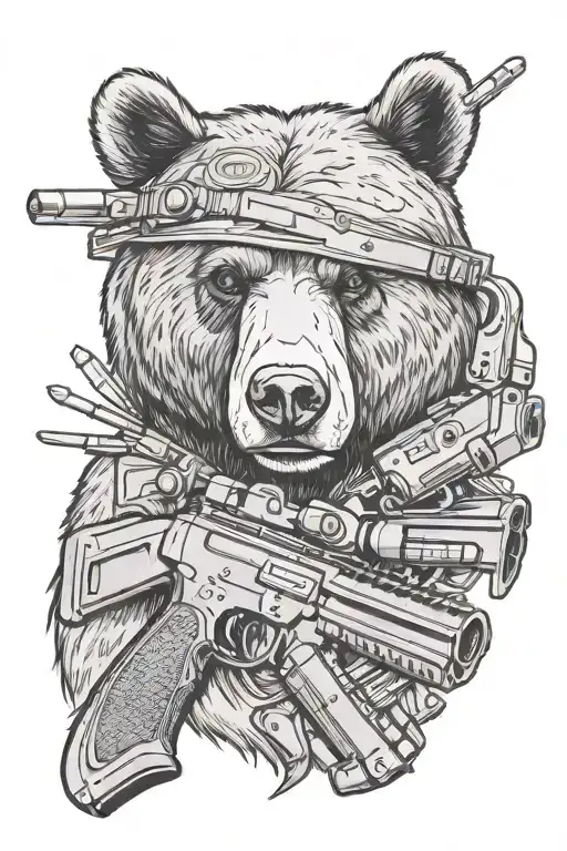 A California Bear With Ammo