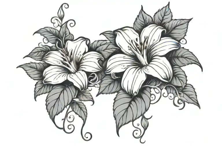 Bloody Morning Glory Vine