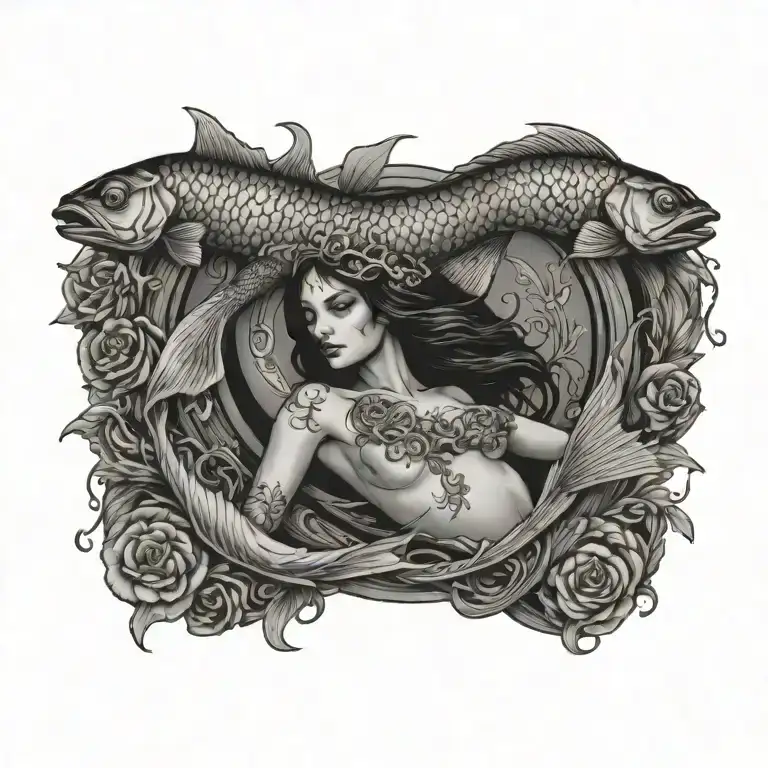 Virgo Women Pisces Fish Surrounded