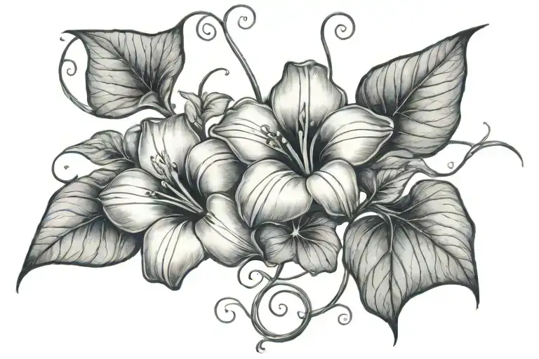 Bloody Morning Glory Vine