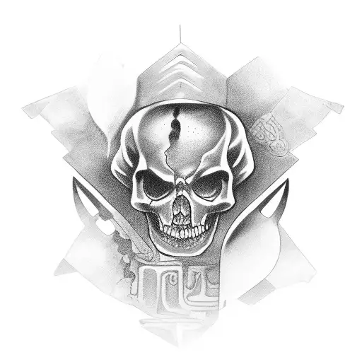 Chicano Gangster Girl With Tattoos And Weapons