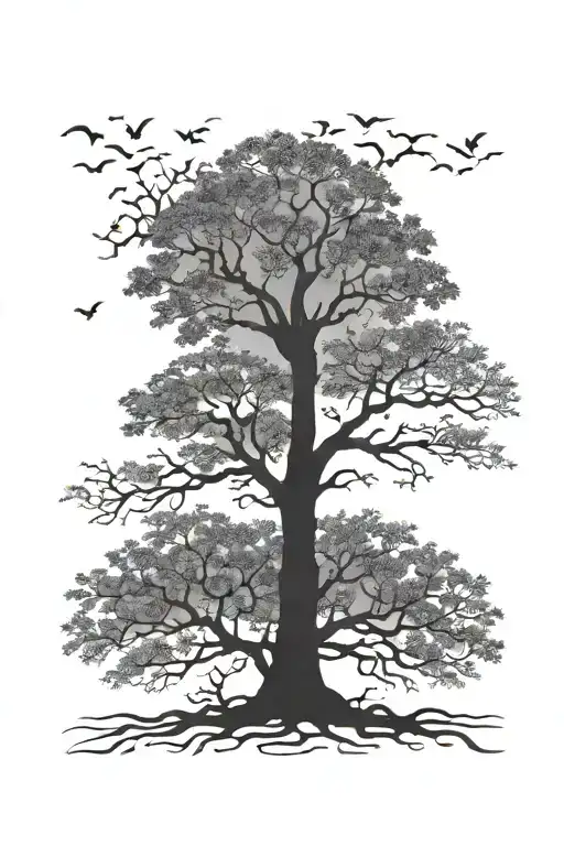 Family Tree Silhouette