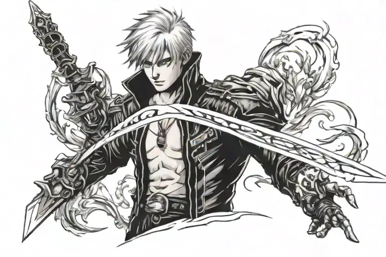 Devil May Cry Vergil Yamato Sword