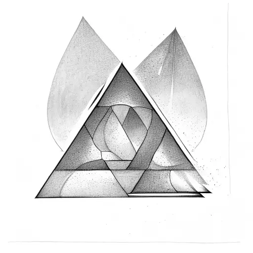 Triangle With A Tree Inside