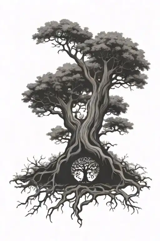 Yggdrasil Tree With William Name Written Within