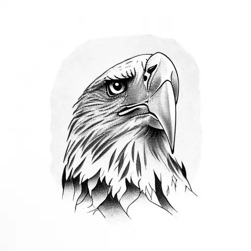 Eagle Looking To The Side