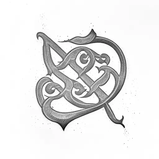 Black And Grey Script Lettering Tattoo Of The Word Sagula