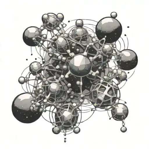Fentanyl Molecule Morphing Into A Galaxy Background