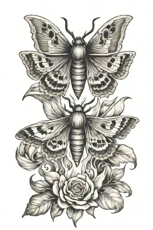 Moth And Funeral Pyre