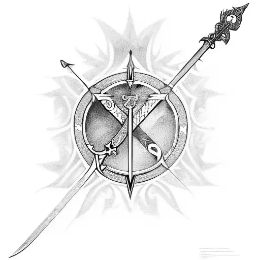 Templar Sword With Guitar Neck