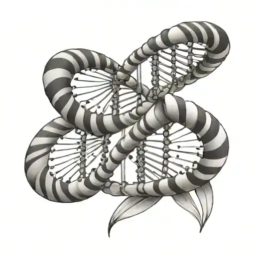 Double Helix Artsy Dna Strand