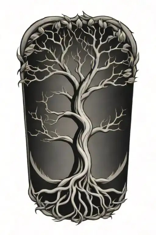 Helix Intertwined Life Tree