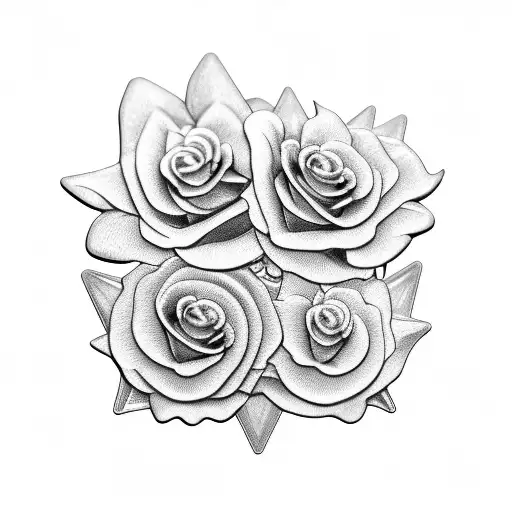 Dog Tags And Flowers