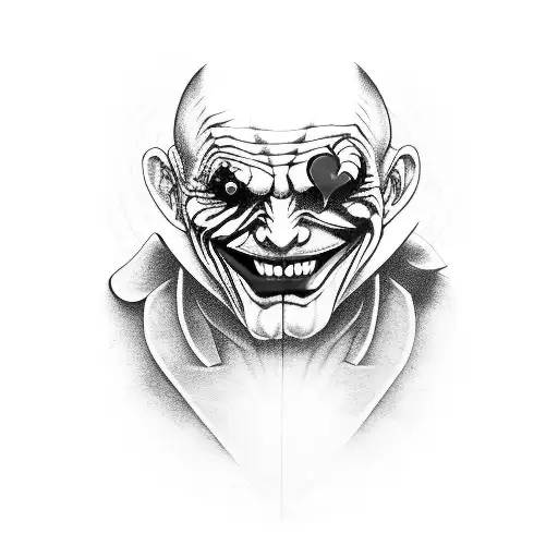 Poker Psychedelic Joker Full Arm