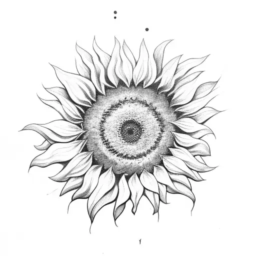 Sunflower With Words Sunshine Soldier