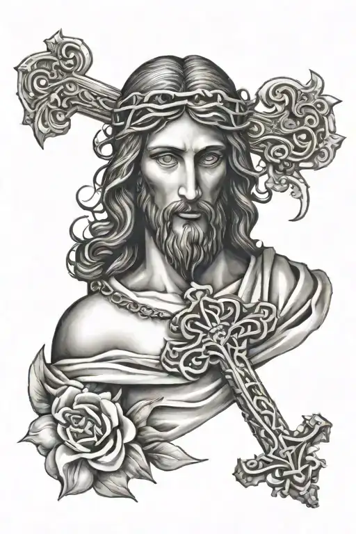 Jesus & Key Symbolizing Strength