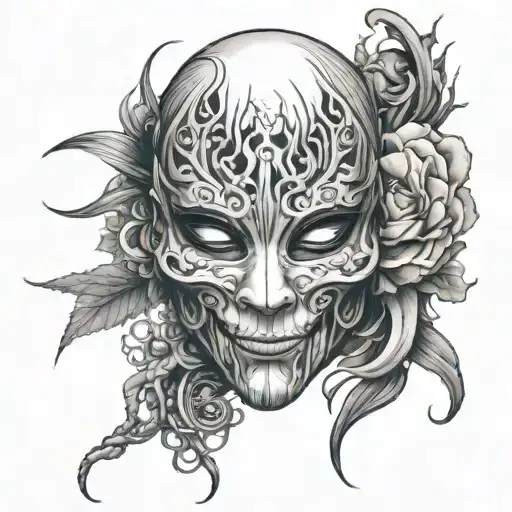 A Hauntingly Beautiful Mask Design Influenced By The Characters In Tokyo Ghoul