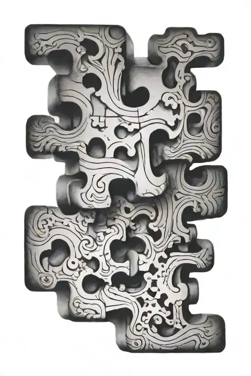 3D Puzzle Piece