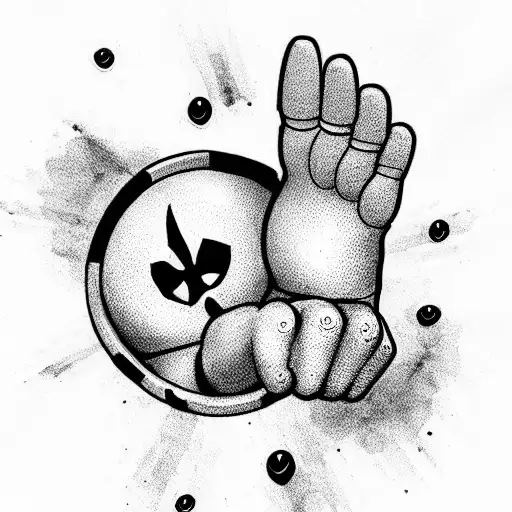 Deadpool Funny Hand Heart