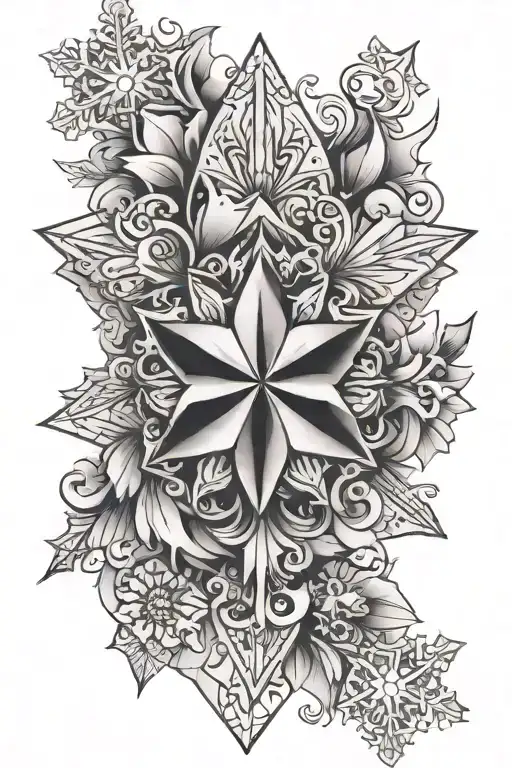 Diamond And Snowflake