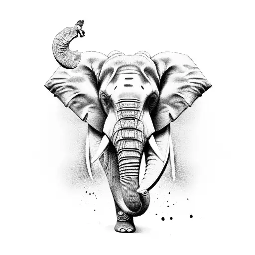 Elephant And Watch