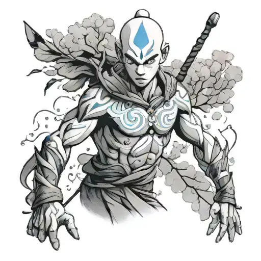 Spirit Of The Forest Aang Mixed