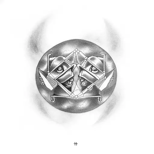 Gemini Tattoo To Reprent That I`m An Introvert And Extrovert