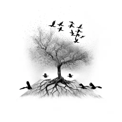 Tree With Crows
