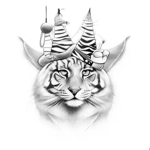 Woman With Animal Hat