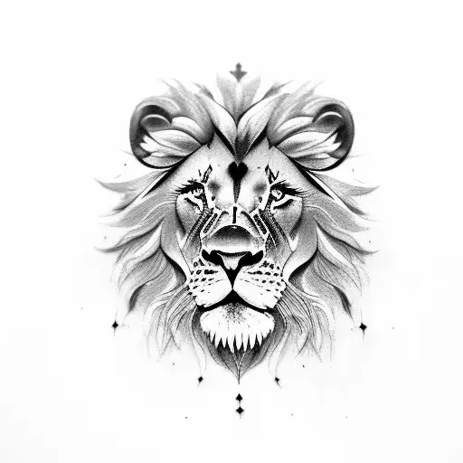 Half The Face Of A Lion