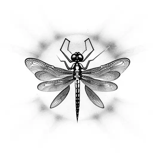 Dragonfly With Angels